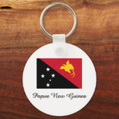 パプアニューギニア国旗のデザイン キーホルダー (正面)