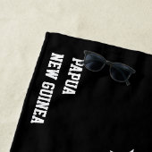 パプアニューギニア国旗の壮麗な愛国心 ビーチタオル (インサイチュ)