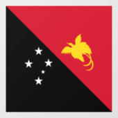 パプアニューギニア国旗 ウィンドウサイン (シート)