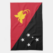 パプアニューギニア国旗 キッチンタオル (縦)