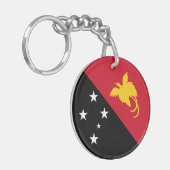 パプアニューギニア国旗 キーホルダー (正面左)