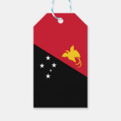 パプアニューギニア国旗 ギフトタグ (正面)