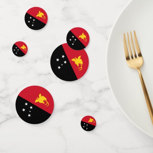 パプアニューギニア国旗 コンフェッティ (グループ)