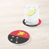 パプアニューギニア国旗 コースター (側面)