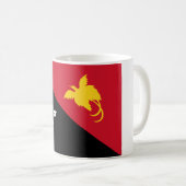 パプアニューギニア国旗 コーヒーマグカップ (正面右)