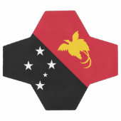 パプアニューギニア国旗 サッカーボール (フラット)