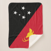 パプアニューギニア国旗 シェルパブランケット (正面)