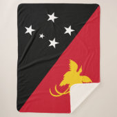 パプアニューギニア国旗 シェルパブランケット (正面)