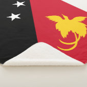 パプアニューギニア国旗 シェルパブランケット (3/4)