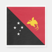 パプアニューギニア国旗 スタンダードランチョンナプキン (正面)
