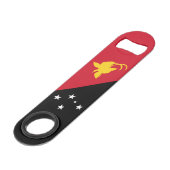 パプアニューギニア国旗 スピード栓抜き (正面アングル)