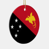 パプアニューギニア国旗 セラミックオーナメント (右)