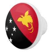 パプアニューギニア国旗 セラミックノブ (右)