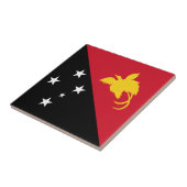 パプアニューギニア国旗 タイル (側面)