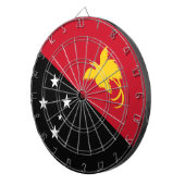 パプアニューギニア国旗 ダーツボード (正面右)