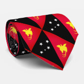 パプアニューギニア国旗 ネクタイ (ロール)