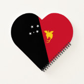 パプアニューギニア国旗 ノートブック (裏面)