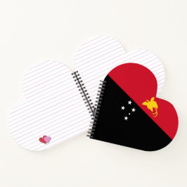 パプアニューギニア国旗 ノートブック