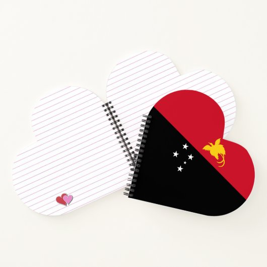 パプアニューギニア国旗 ノートブック (内部)