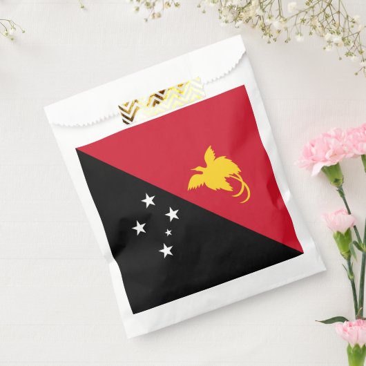 パプアニューギニア国旗 フェイバーバッグ (封をした状態)