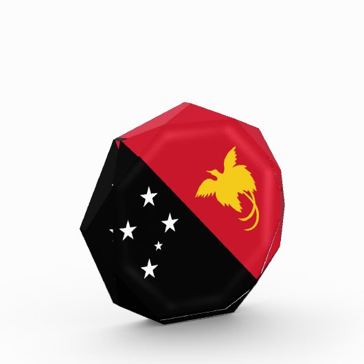 パプアニューギニア国旗 フォトブロック (左)