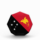 パプアニューギニア国旗 フォトブロック (正面)