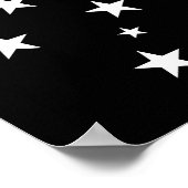 パプアニューギニア国旗 ポスター (角)