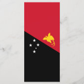 パプアニューギニア国旗 メニュー (裏面)