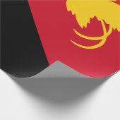 パプアニューギニア国旗 ラッピングペーパー (角)