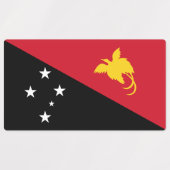 パプアニューギニア国旗 ラベル (デザイン1)