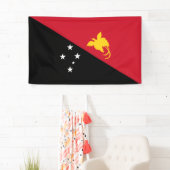 パプアニューギニア国旗 横断幕 (インサイチュ)