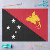 パプアニューギニア国旗 薄葉紙 (クラフト)