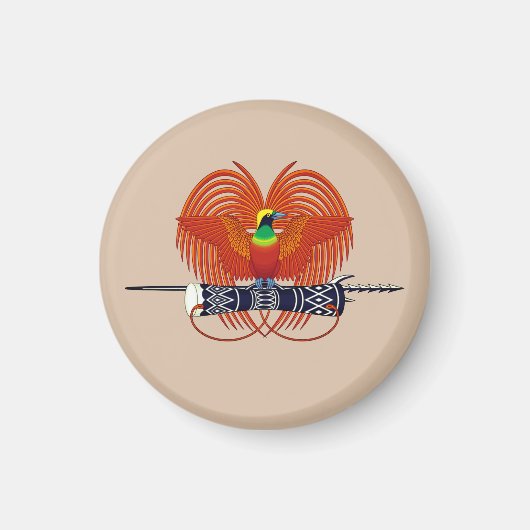 パプアニューギニア国章 マグネット (正面)