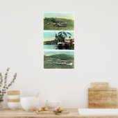 パプアニューギニア航空プリント ポスター (キッチン)