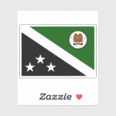 パプアニューギニア西部高地州旗 シール (シート)