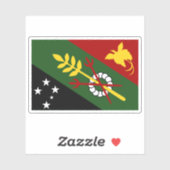 パプアニューギニア・チンブ州旗 シール (シート)