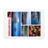 パプアニューギニア – モザイク – マグネット (横)