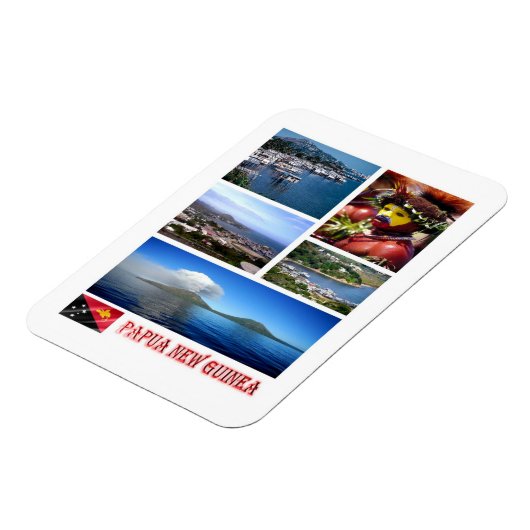 パプアニューギニア – モザイク – マグネット (左側)