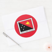 パプアニューギニア ラウンドシール (封筒)