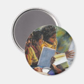 パプアニューギニ読アの児童書 マグネット (正面/裏面)