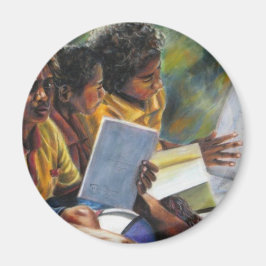 パプアニューギニ読アの児童書 マグネット