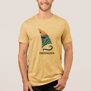 パプアビーチ – インドネシアの熱帯の楽園 トライブレンドTシャツ