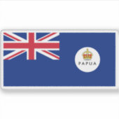 パプア州旗 シール (正面)