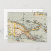 パプア諸島ニューギニア ポストカード (正面/裏面)