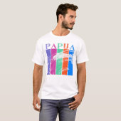 パプア，インドネシア Tシャツ (正面フル)