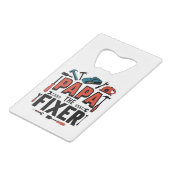 パプザフィッシャーステンレスボトルオープナー クレジットカード栓抜き (正面アングル)