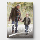 パプスギリシャの祖父1枚の写真 フォトプラーク (正面)