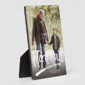 パプスギリシャの祖父1枚の写真 フォトプラーク (側面)