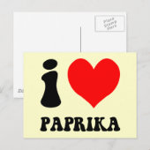 パプリカが好き ポストカード (正面/裏面)