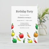 パプリカとスイートロングペッパー 招待状 (スタンド正面)